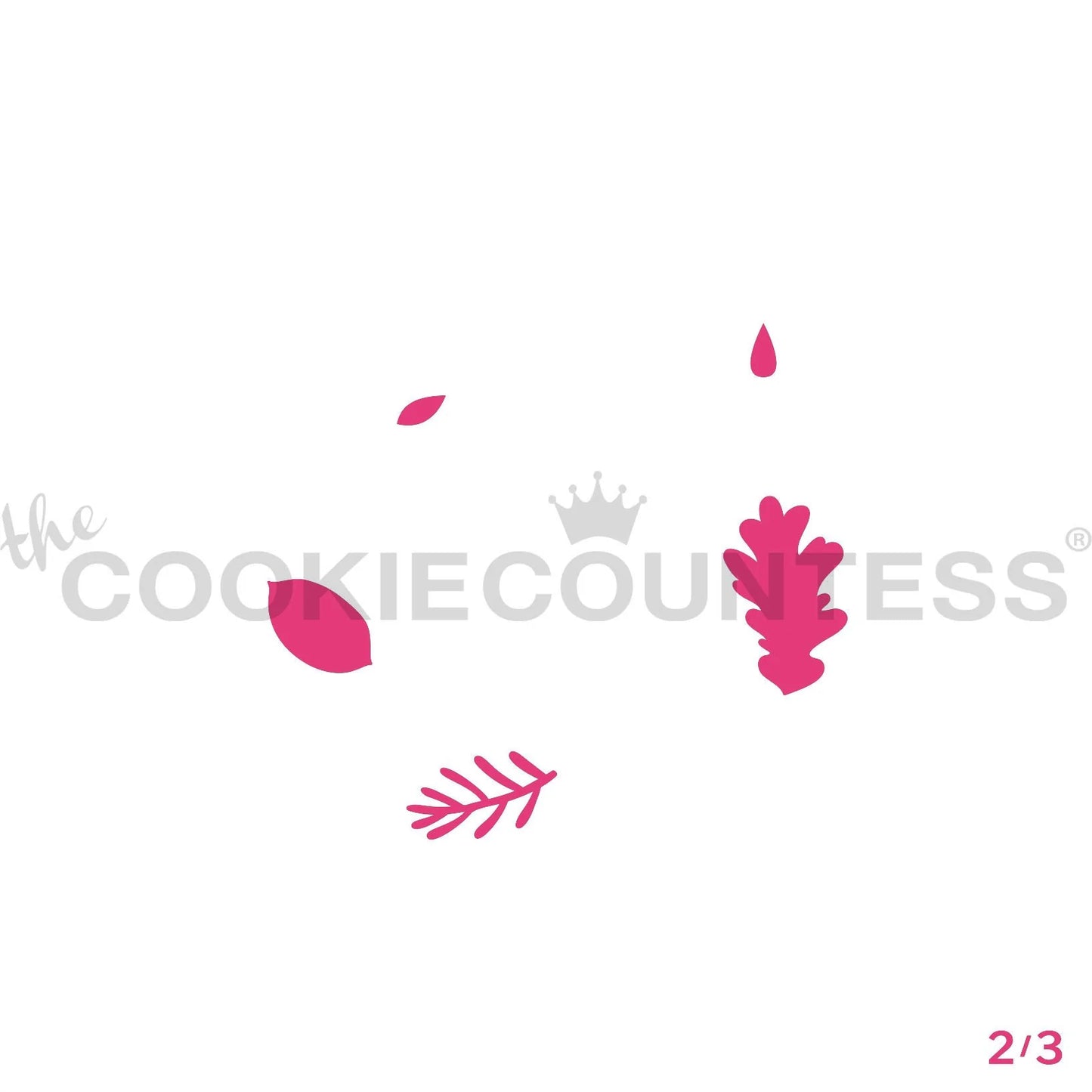 3 Piece Autumn Wreath Stencil Set