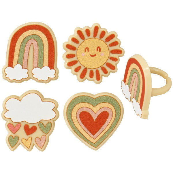 You Are My Sunshine Cupcake Rings, 12 Cupcake Rings