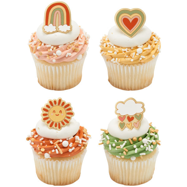 You Are My Sunshine Cupcake Rings, 12 Cupcake Rings